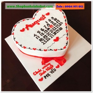 Bánh Sinh Nhật Cuốn Lịch - CL113